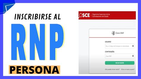 como inscribirme al rnp